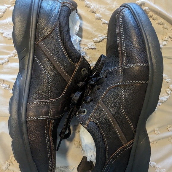 Men's Clark CK Bradley Walk Brown Leather - Picture 3 of 8